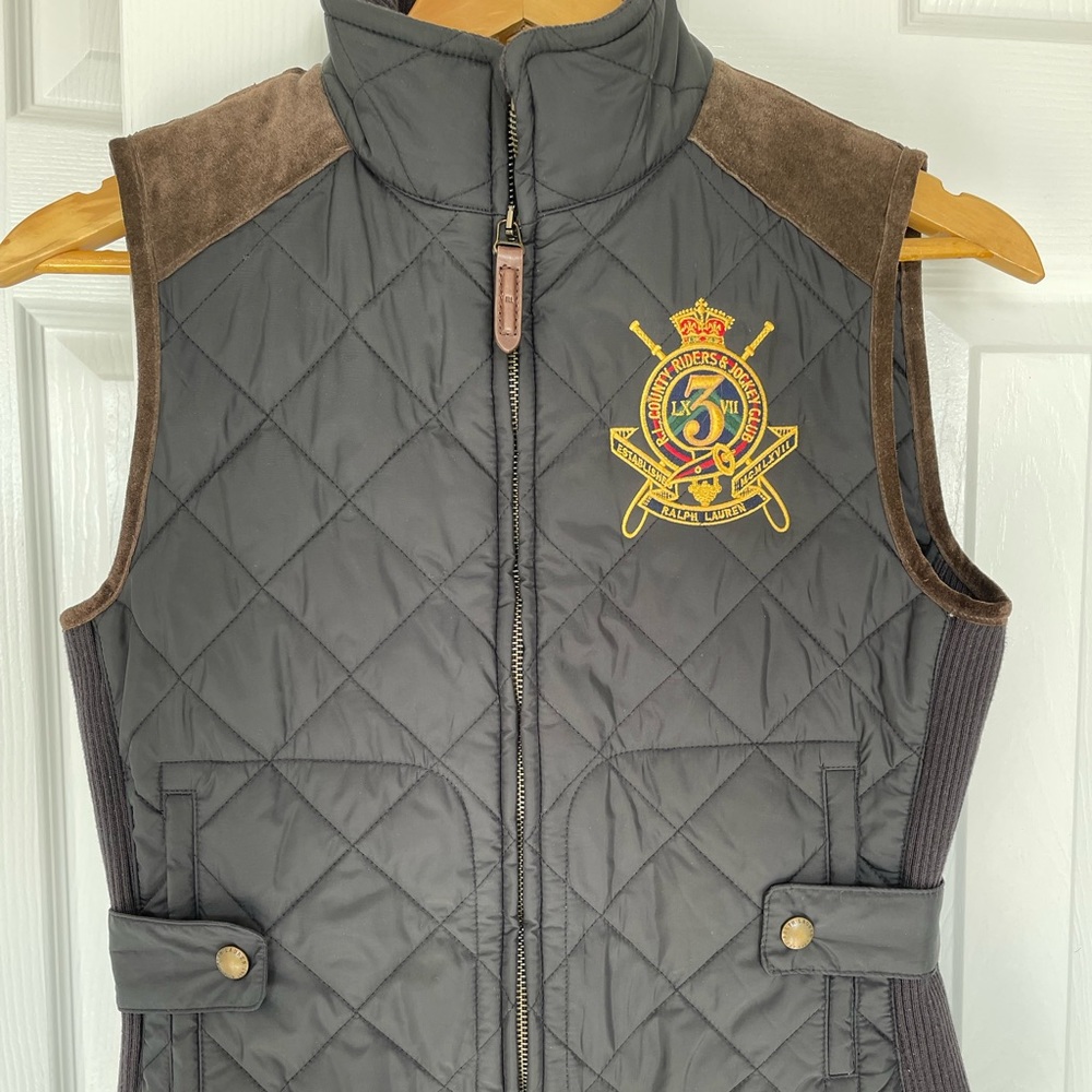 Lauren Ralph Lauren Black Quilted Vest